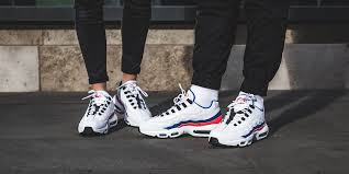 Online Now Nike Air Max 95 Essential White Black Solar Red Ultramarine Shop Here Bit Ly 2gmbhvb Nike Ultr Nike Air Max 95 Air Max 95 Nike Air Max