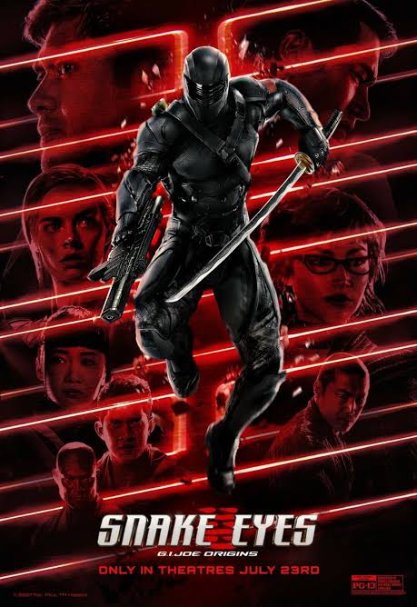 Snake Eyes GI Joe Origins movie poster (b) - Henry Golding - 11 x 17 | eBay