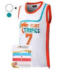 Black And White Throwback Jersey Aflgo Coffee Black 7 Flint Tropics Basketball Jersey Basketball Jersey Jersey Sport Outfits