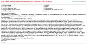 Financial project managers should possess a bachelor's degree in business administration, accounting, and finance. Finance And Administration Manager Career Templates Examples