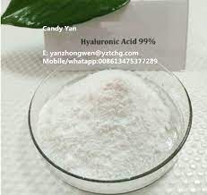 Sodium hyaluronate forms a viscoelastic solution in water (at physiological ph and ionic strength) which makes it suitable for aqueous and vitreous humor in. Cosmetic Grade Hyaluronic Acid Powder Cosmetic Raw Material Ha Powder China Manufacturer