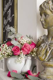 Order now & send flowers today Teapot Centerpiece Hand Painted Sign Rae Dunn Inspired Sign Diy Roses