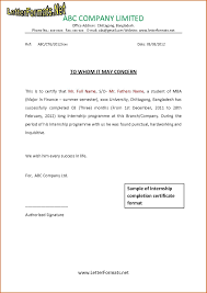 You may use this format/sample of a letter to request an extension of the program. Internship Acceptance Letter Format From Company To Students Lebenslauf Vorlage