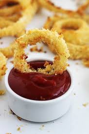 Baked Onion Rings Creme De La Crumb