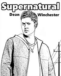 Supernatural tv show supernatural coloring pages. Supernatural Coloring Pages Coloring Home