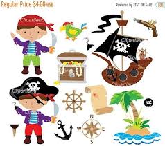 This Listing Includes Png Files Png Format Meaning Transparent Background Each Image Is 300 Dpi Each Imag Pirate Clip Art Etsy Sales How To Make Scrapbook