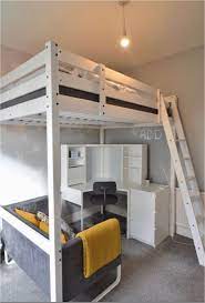 And underneath a loft bed is perfect for storage furniture or a desk or armchair. Double Loft Bed With Sofa Underneath Double Loft Beds Bed For Girls Room Loft Bed