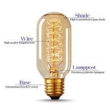 If you're outside of the u.s. Edison Vintage Style Light Bulbs T45 Tube Shape Filament 40w Amber Glass Edison Bulb Buy 40w Incandescent Light Bulb T45 T45 Vintage Tube Edison Bulb Edison Bulb Product On Alibaba Com