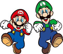 Mario And Luigi 2d Render By Banjo2015 Deviantart Com On Deviantart Super Mario Art Mario Art Mario