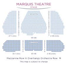 The Marquis Theatre Seating Chart Walter Kerr Theatre