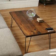 Coffee Table With Hairpin Legs Industrial Coffee Table Mid Etsy Modern Furniture Table Coffee Table Wood Coffee Table