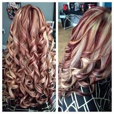Blonde Red And Curly Brown Blonde Hair Hair Styles Brown Hair With Blonde Highlights