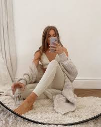 Skims try on haul *new* cozy collection 2020. Cozy Lounge Looks With Skims Liketoknowit