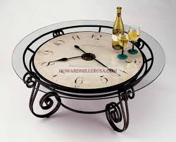 615010 Ravenna Howard Miller Clock Coffee Table This Handsome Clocktail Table Treats Form And Func Table Clock Unusual Coffee Tables Stylish Coffee Table