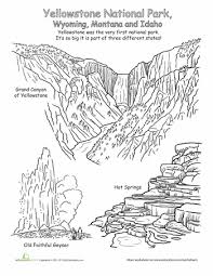 Yellowstone National Park Worksheet Education Com Yellowstone National Park National Parks Yellowstone National Park Vacation