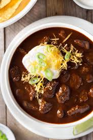 Texas Style Beef Chili With Cocoa And Stout Honest Cooking Recipe Beef Chili Recipes Cooking