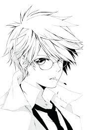 Coloriagekids.site this portrait anime boy coloring pages lonely. Anime Wolf Colouring Pictures Novocom Top