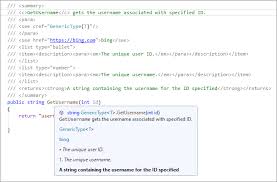 To write a comment in python, simply put the hash mark # before your desired comment: Insert Xml Documentation Comments Visual Studio Windows Microsoft Docs