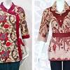 Baju batik bisa dikombinasikan dengan bahan lainnya. 1