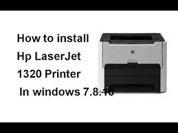 Hp laserjet 1320 driver win 7 x32. How To Install Hp Laserjet 1320 Printer In Windows 7 8 10 Youtube