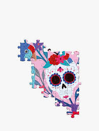 Frida kahlo fans will love this jigsaw puzzle featuring a color illustration of the feminist mexican artist surrounded by aspects of her life and art. Eeboo Viva La Vida Frida Kahlo Jigsaw Puzzle 1000 Pieces