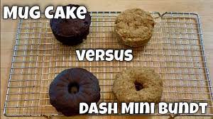 Mix in the lemon zest and set aside. Dash Mini Bundt Maker Vs Mug Ramekin Cakes Two Recipes Tested Youtube