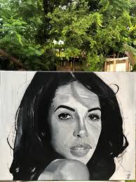 beautiful Aaliyah mural in Miami 🙏🖤
