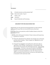 Sample memo to employee warning of payroll deduction 13 sample memo to employee warning of payroll deduction date to: Http Www Paps Net Cms Lib4 Nj01001771 Centricity Domain 2090 2013 2014 20guidelines Pdf