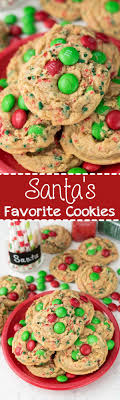 Our list of best christmas cookie recipes has something for everyone, from soft gingerbread cookies to buckeyes with a healthy spin! Santa S Favorite Cookies Crazy For Crust