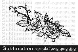 Rose svg free vector we have about (86,000 files) free vector in ai, eps, cdr, svg vector illustration graphic art design format. Rose Ornament Tattoo By Hand Drawing Graphic By Tuleedintattoo Creative Fabrica