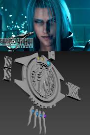 Sephiroth Accessories 3d Model For Print Etsy In 2020 3d Models For Printing Final Fantasy Vii Sephiroth