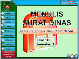 Contoh surat resmi dan tidak resmi. Menulis Surat Dinas Mata Pelajaran Bhs Indonesia Kelas Xii Ppt Download