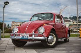 Image result for Bordeaux Red 1950 Beetle