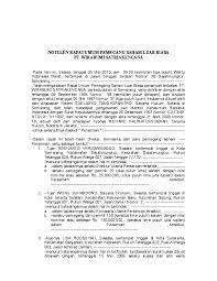 Check spelling or type a new query. Doc Notulen Rups Dbw Tgn Fauzan Moeslim Academia Edu
