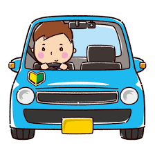 車を運転する男性のイラスト 初心者 イラスト 初心者 車 イラスト 車
