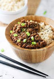 Low Carb Teriyaki Turkey Bowls Recipe Ground Turkey Meal Prep Ground Turkey Recipes Healthy Meal Prep Bowls