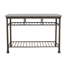 Shop our best selection of stainless steel kitchen islands & carts to reflect your style and inspire your home. 47 Off Marble Top And Brushed Stainless Steel Kitchen Island Tables