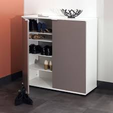 Meuble Chaussures Meuble A Chaussures 2 Portes Blanc Taupe Meuble A Chaussures 2 Portes Blanc Taupe Shoe Storage Cabinet Shoe Storage Storage