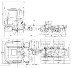 Scania Ca Blueprint Mobil Sketsa Kendaraan