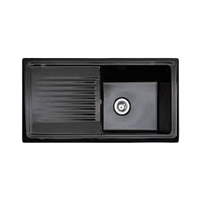 On the site are spacious and made of distinct quality materials such as stainless steel, marble, granite and many more. Reginox Rl404cb Black Ceramic 1 0 Bowl Kitchen Sink Sinks Taps Com