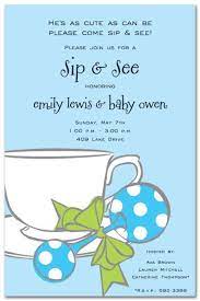 Cup And Rattle Sip See Baby Shower Invitations Sip And See Invitations Sip And See Baby Shower Invitations For Boys