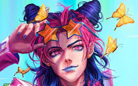 38 jolyne cujoh hd wallpapers and background images. Download Wallpapers Jolyne Cujoh Protagonist Manga Jojos Bizarre Kuujou Jolyne Kujo Jorin For Desktop Free Pictures For Desktop Free