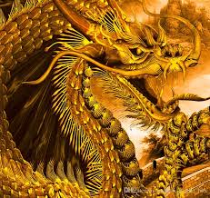 Make a golden filigree dragon's eggcase: Golden Dragon 800x757 Download Hd Wallpaper Wallpapertip