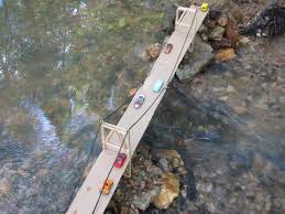 It will snap if tension, the force pulling on it, overwhelms. Popsicle Stick Suspension Bridge Garrett S Bridges Resources To Help You Build A Model Bridge