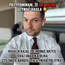 Dobry wieczór! Tak tylko chciałem przypomnieć, że nie wolno używać tego  hasła 👇