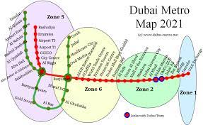 We also plan to complete two other metro projects by 2025, which comprise around 24km and 12 stations. Dubai Metro Map