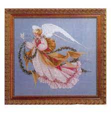 Free cross stitch designs stitchingcharts borduren gratis borduurpatronen kruissteekpatronen. Angel Of Summer Cross Stitch Pattern Embroidery Patterns By Lavender Lace