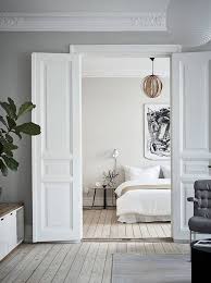 A Swedish Apartment In White Grey And Tan These Four Walls Blog Greige Walls Cozy Bedroom Design House Interior