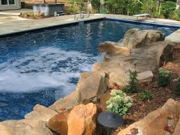 Rico rock waterfall for sale, many different surfaces. Raleigh Vinyl Pools Above In Ground Swimming Pools Choice