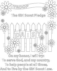 Girl Scout Pledge Coloring Page Scribd Girl Scout Law Girl Scout Daisy Activities Daisy Girl Scouts